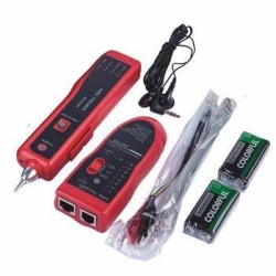 NF-806R réseau téléphonique Cable Wire Tracker RJ45 RJ11 avec Pince Crocodile Multimètre numérique testeur