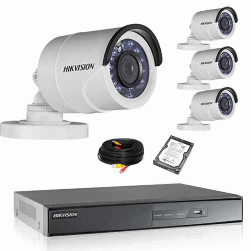 HIKVISION TURBO HD KIT-4 1080P IR MIXTE HIKVISION TURBO HD KIT-4 1080P IR MIXTE