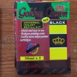 Golden Crown Refillable Ink - Black and Color