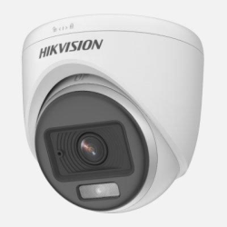 [DS-2CE70KF0T-PFS] Hikvision Caméra Dome ColorVu 3K (20m) 2.8mm avec microphone