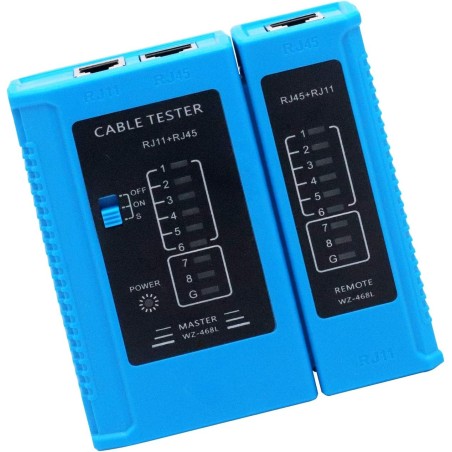 Silverline 539465 Testeur LAN RJ11 et RJ45