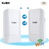 KuWfi Paire 2.4ghz 300mbps 1km outdoor wifi access point ptmp ptp wireless bridge