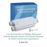 Waterproof 1in 2 out POE EXTENDER